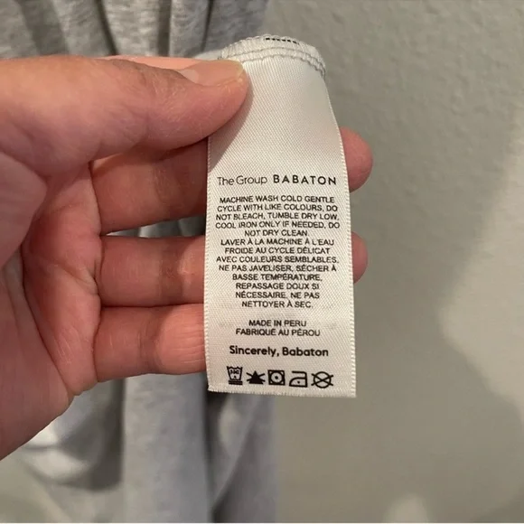 Aritzia The Group Babaton Evelina Maxi Dress Light Heather Gray Size Small - Picture 5 of 6